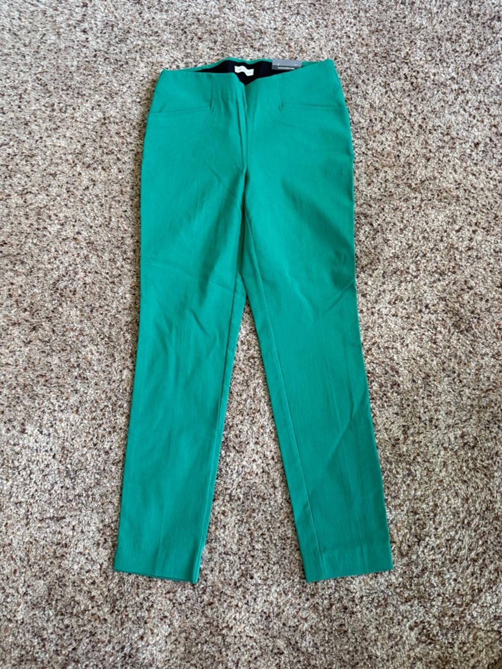 Van Heusen Green Ankle Crop Pants
